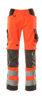hi-vis rood/donkerantraciet