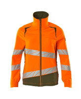 hi-vis oranje/mosgroen